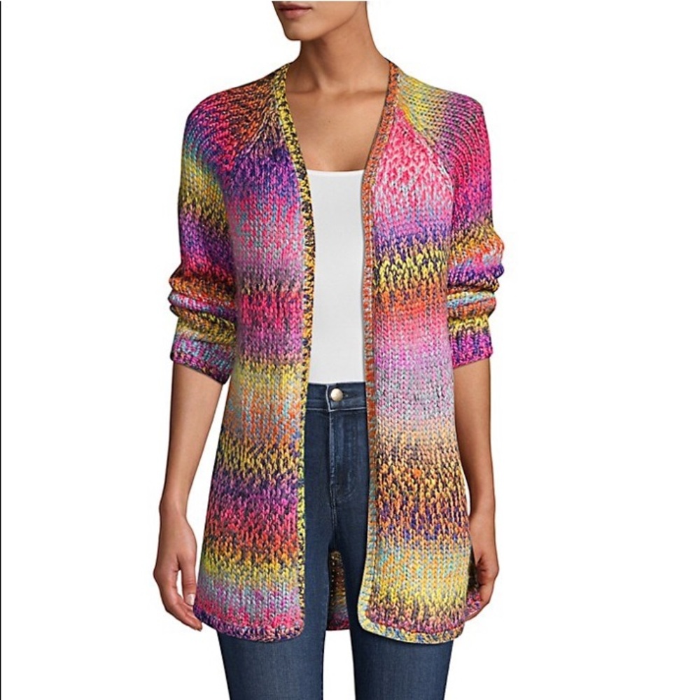 Wildfox Aspen iridescent cardigan sweater, XS